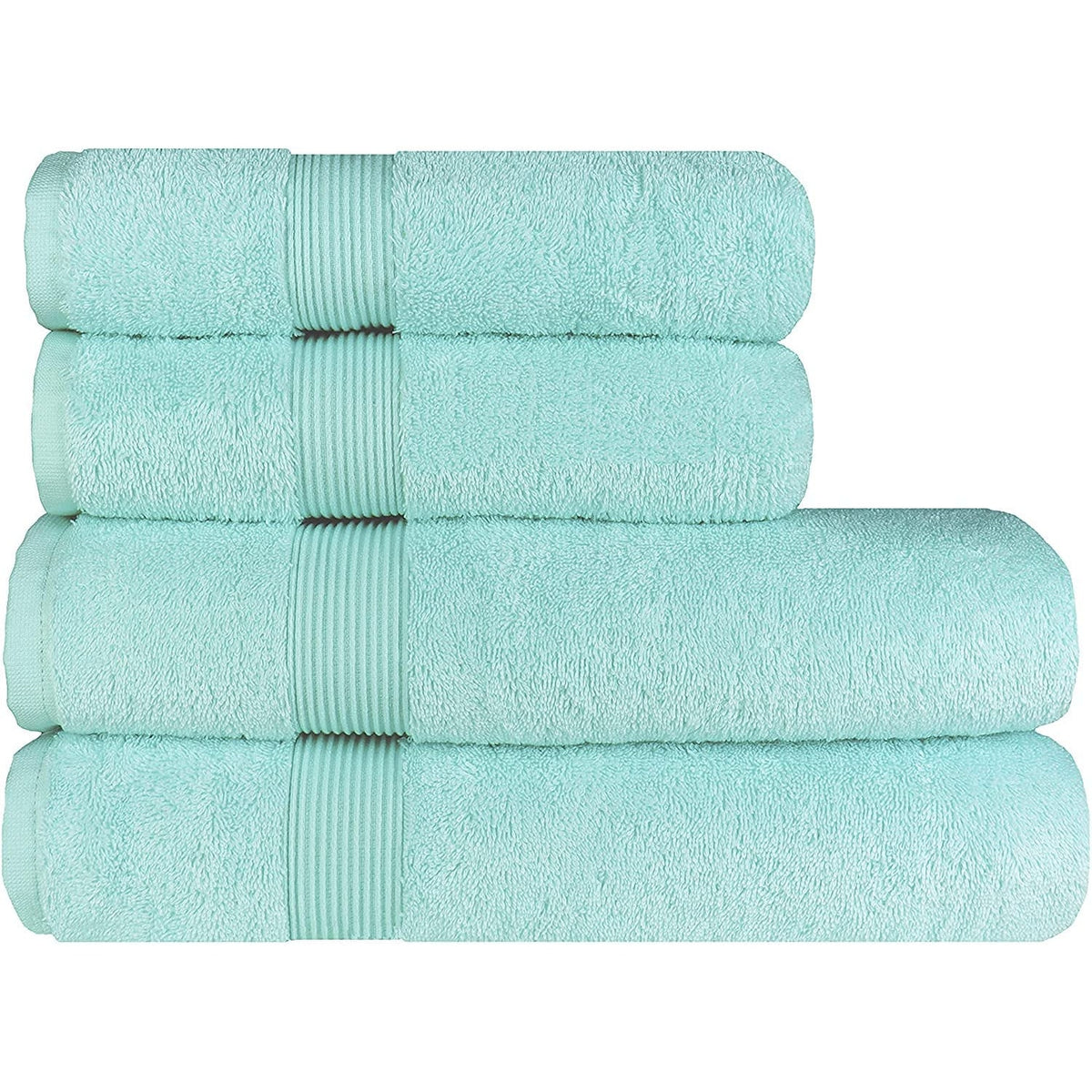 Set prosoape de lux Albeny, bumbac turcesc 600 g/m², verde deschis